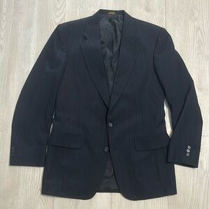 🔥BUNDLE SALE Mens 40L Towncraft pinstriped sports coat suit jacket blazer